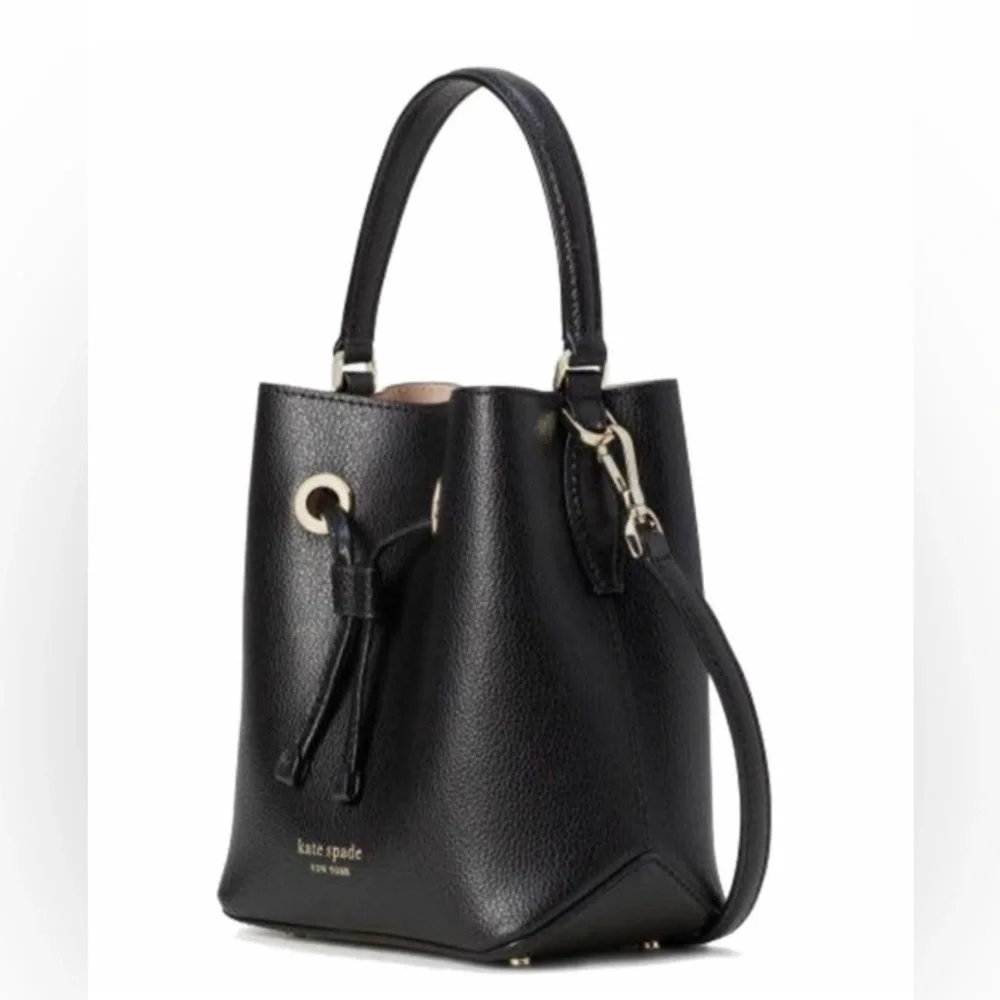 NEW! KATE SPADE Eva Small Bucket Bag in Black